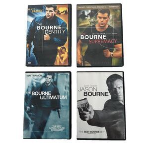 Jason Bourne DVD Movie Collection Lot of 4 Identity Supremacy Ultimatum
